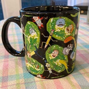 Rick and Morty adult swim coffee mug 20 oz ceramic mug